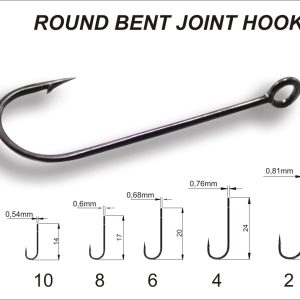 Hameçon Crazy Fish Single Hook Round Bent Joint